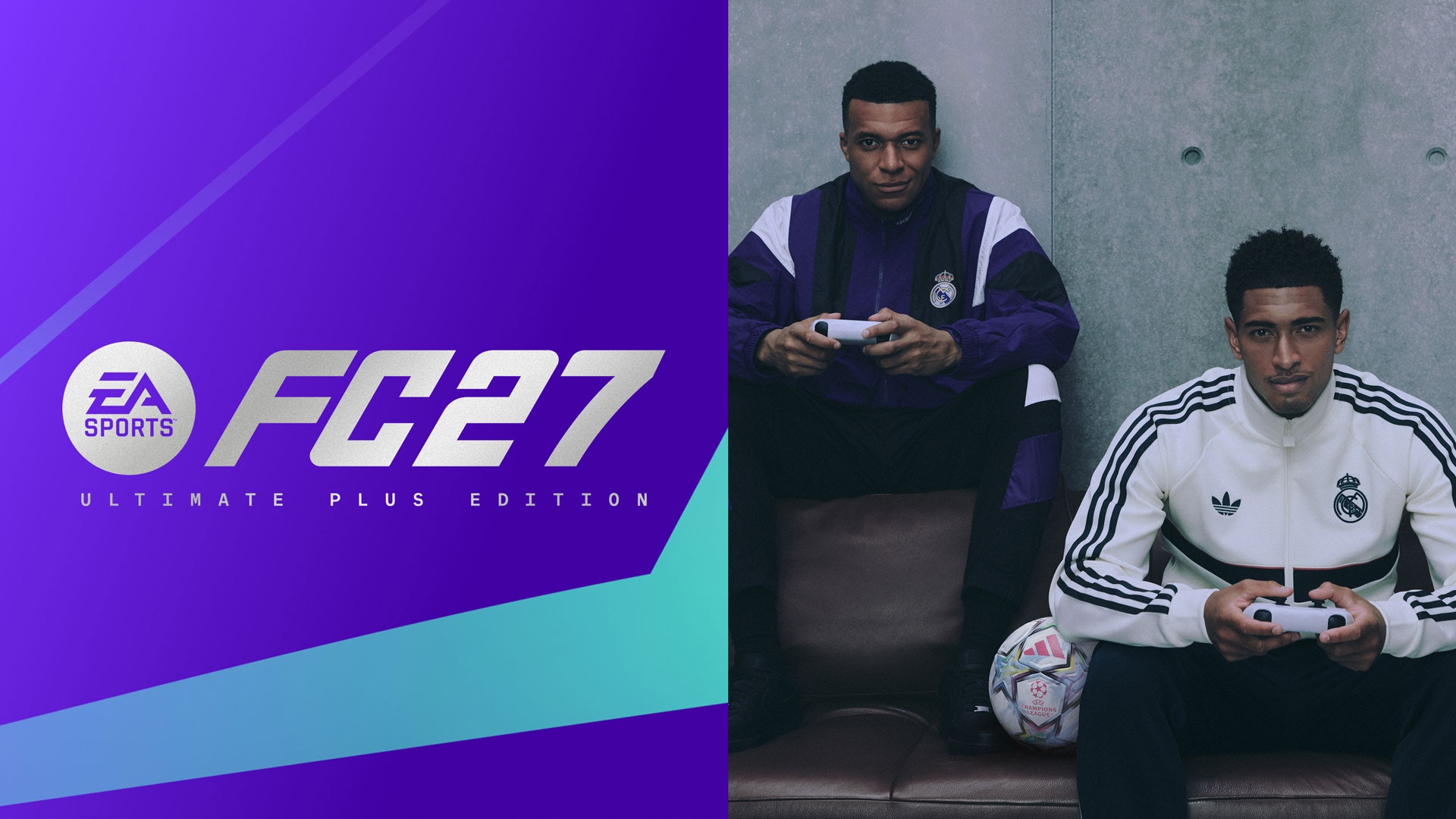 Key art officiel d'EA SPORTS FC 27 édition Ultimate — © EA Sports