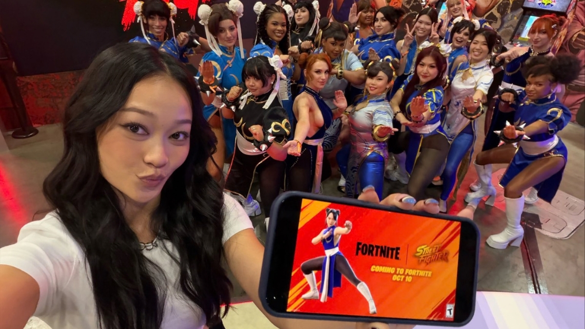 Le skin Chun-Li version film de Street Fighter dans Fortnite — visuel promotionnel