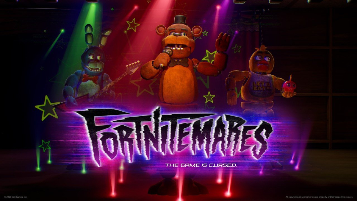 Key art Fortnitemares 2026 x Five Nights at Freddy's